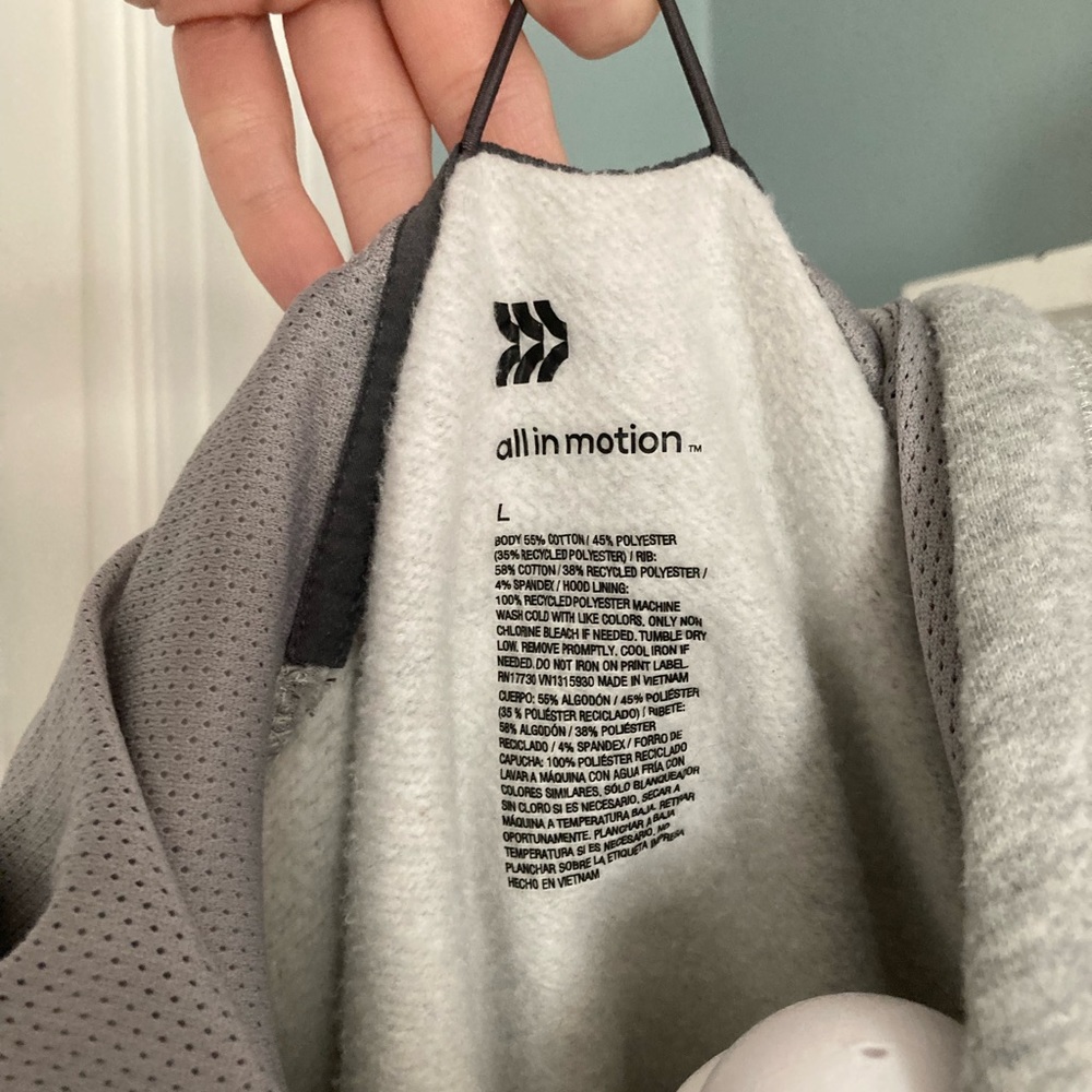 Soft Cotton Fleece-Lined Hooded Sweatshirt Pullover - Picture 10 of 10